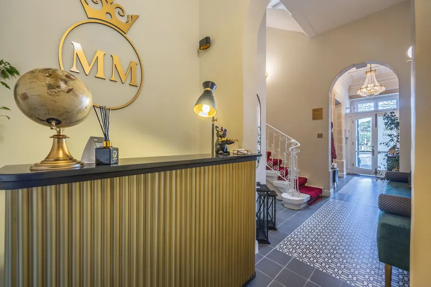 Entrance hallway of Maison Medina