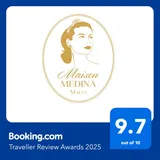 Booking.com Traveller Review Award 2025, score 9.7